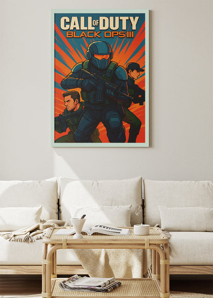 Call of Duty Black Ops III Wall Art | Tactical Shooter Gaming Poster & Canvas
