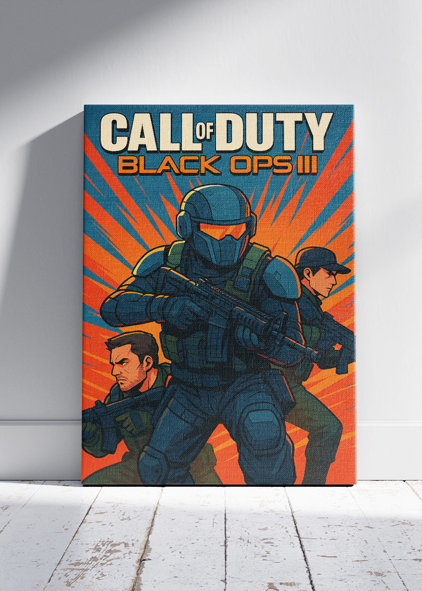 Call of Duty Black Ops III Wall Art | Tactical Shooter Gaming Poster & Canvas
