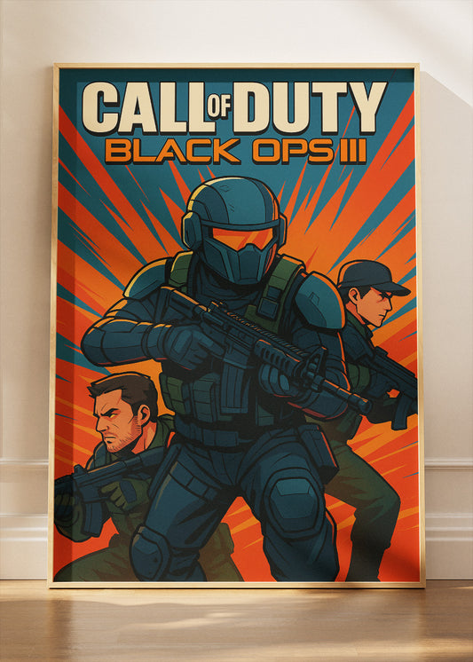 Call of Duty Black Ops III Wall Art | Tactical Shooter Gaming Poster & Canvas