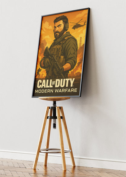 Call of Duty Modern Warfare Wall Art | Iconic FPS Gaming Poster & Canvas