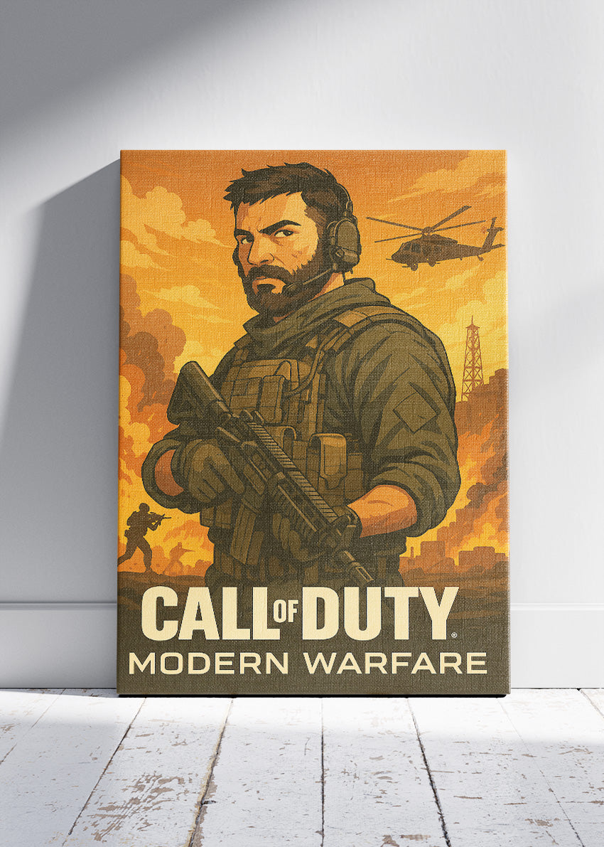 Call of Duty Modern Warfare Wall Art | Iconic FPS Gaming Poster & Canvas