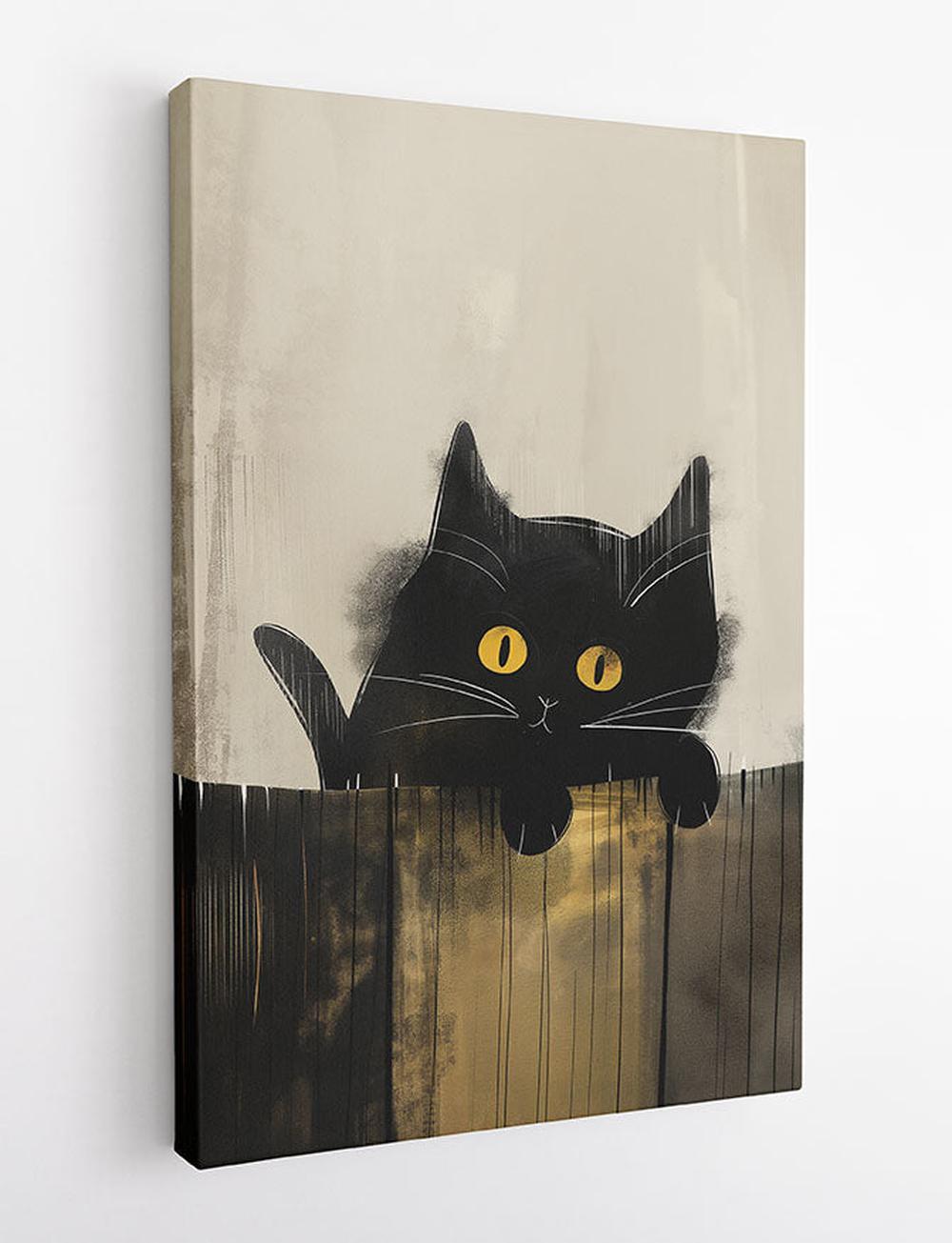 Cat – Canvas & Poster Wall Art – T975 Wildlife Series