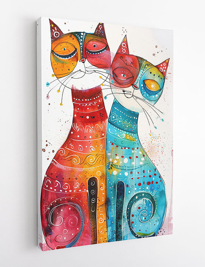 Cat – Canvas & Poster Wall Art – T993 Wildlife Series
