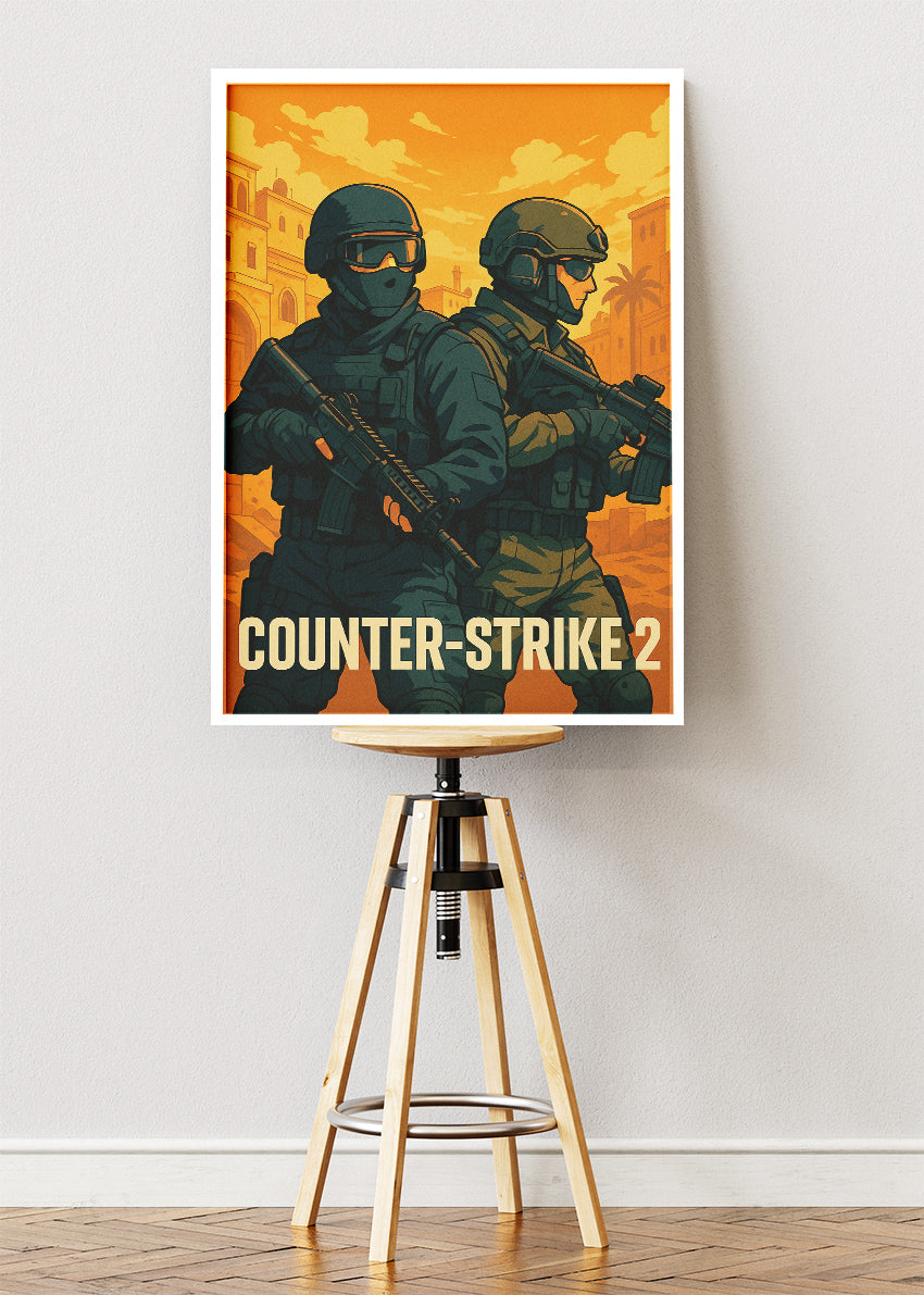 Counter-Strike 2 Wall Art | Iconic Tactical Shooter Game Poster & Canvas