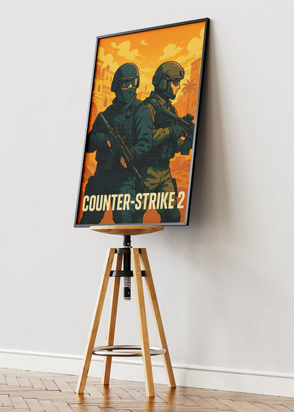 Counter-Strike 2 Wall Art | Iconic Tactical Shooter Game Poster & Canvas