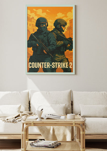 Counter-Strike 2 Wall Art | Iconic Tactical Shooter Game Poster & Canvas