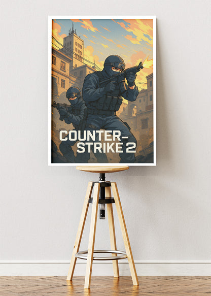 Counter-Strike 2 Wall Art | Tactical FPS Gaming Poster & Canvas