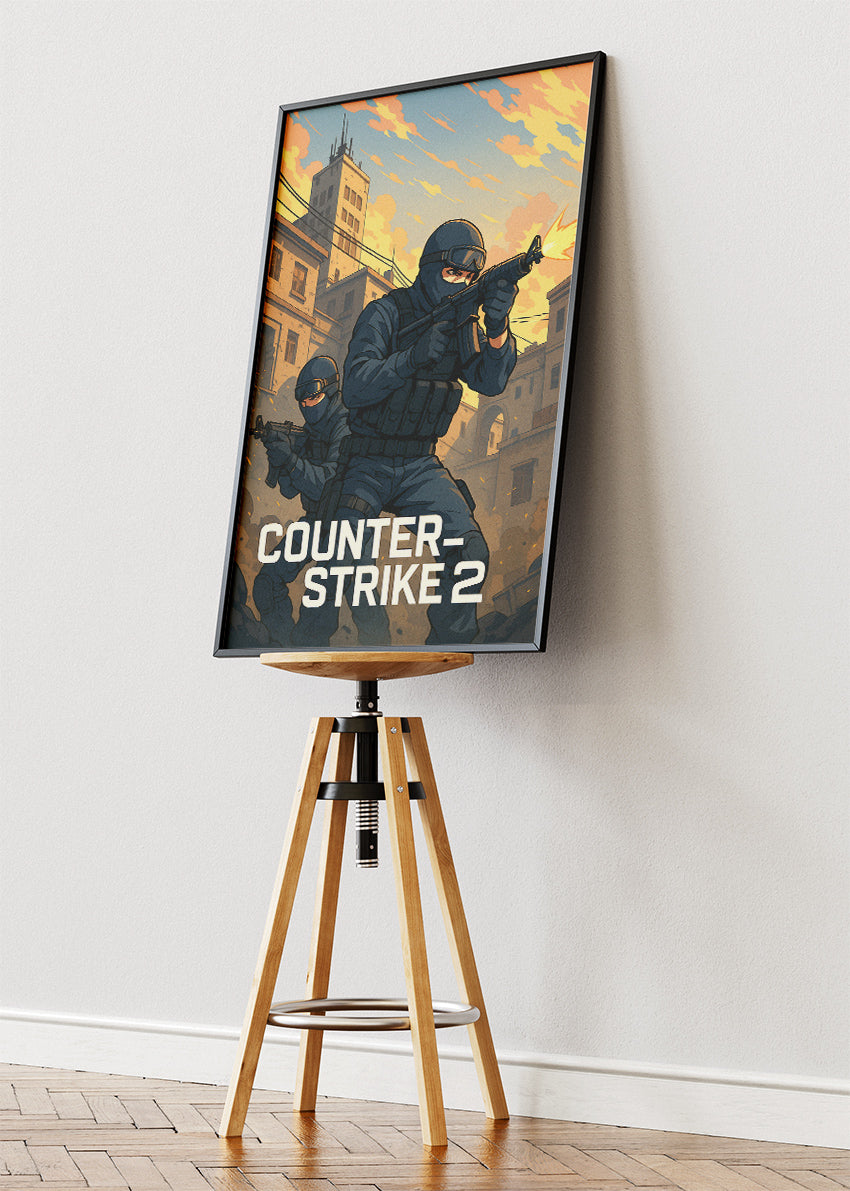Counter-Strike 2 Wall Art | Tactical FPS Gaming Poster & Canvas