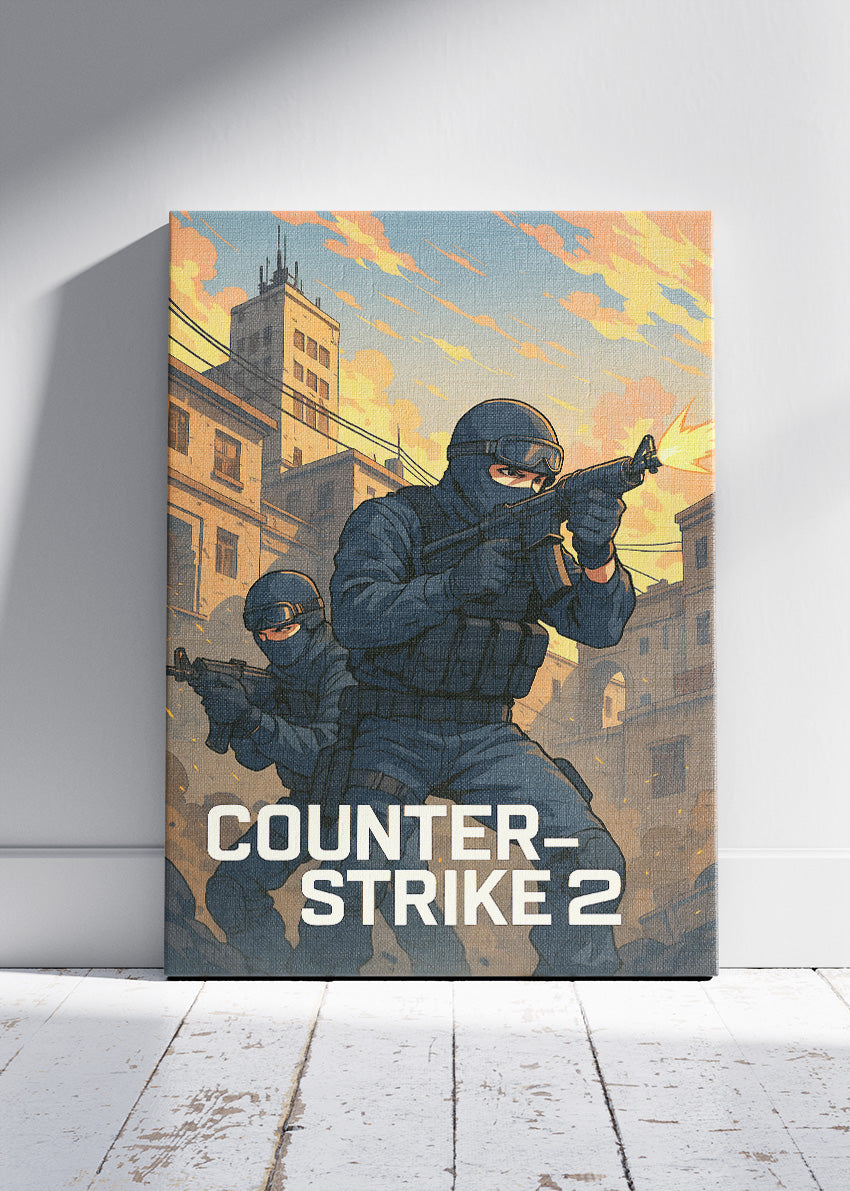Counter-Strike 2 Wall Art | Tactical FPS Gaming Poster & Canvas