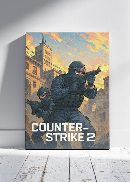 Counter-Strike 2 Wall Art | Tactical FPS Gaming Poster & Canvas