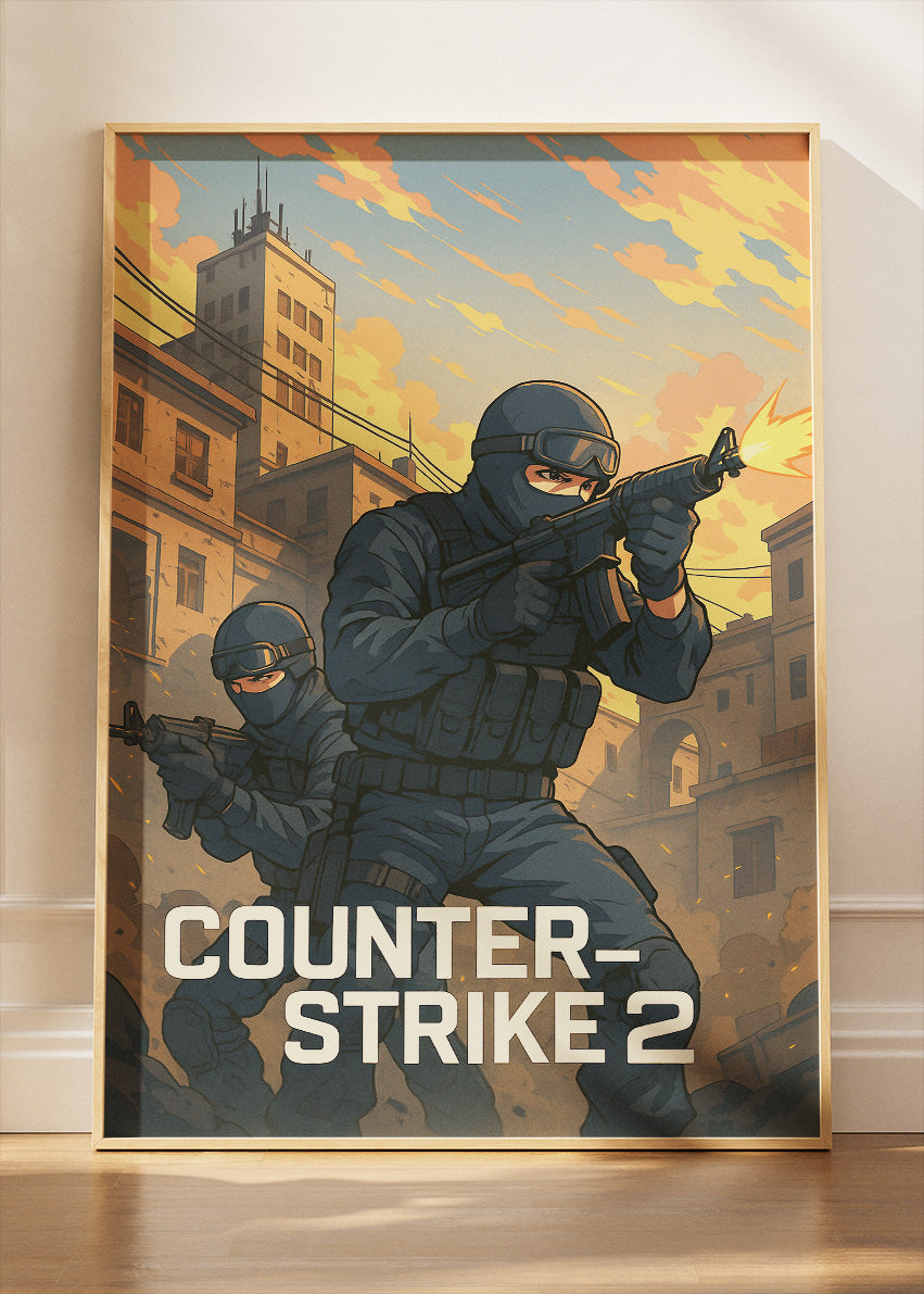 Counter-Strike 2 Wall Art | Tactical FPS Gaming Poster & Canvas