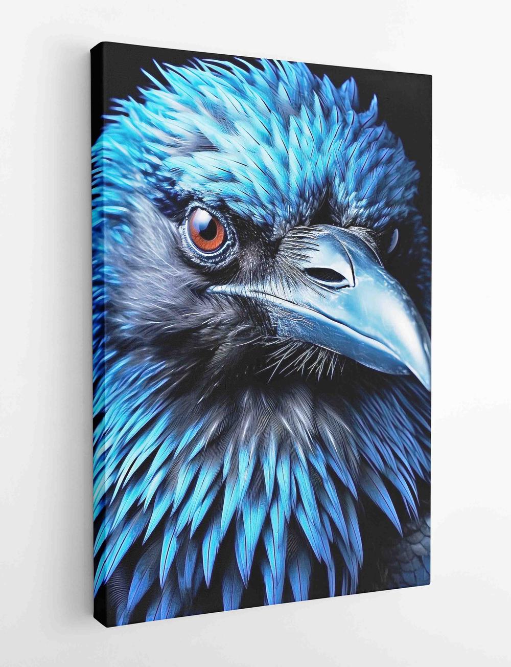 Crow Canvas & Poster Wall Art T480 Wildlife Series