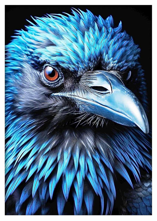 Crow Canvas & Poster Wall Art T480 Wildlife Series