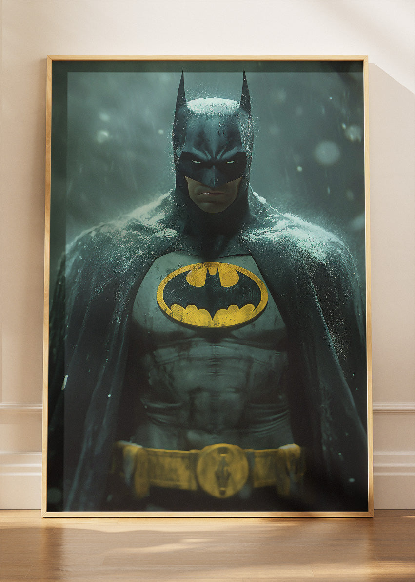 Batman Dark Knight Rain Portrait Canvas & Poster Print – AI PRINT LAB