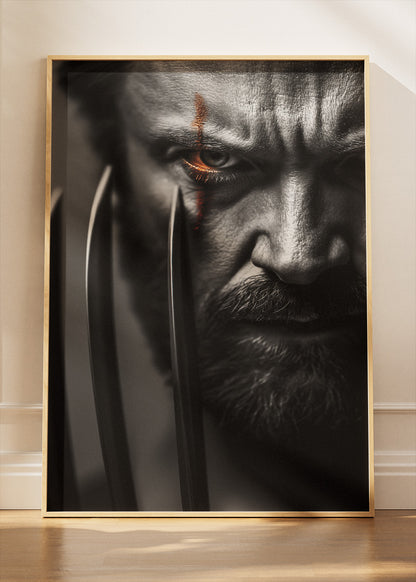Wolverine Dark Claw Portrait Canvas & Poster Print – AI PRINT LAB