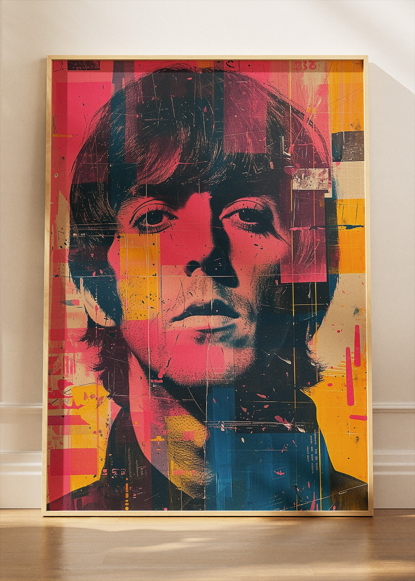 Paul McCartney Pop Art Portrait – Beatles Icon Wall Art Poster & Canvas