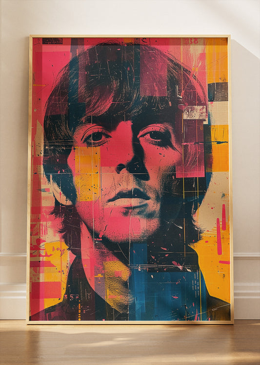 Paul McCartney Pop Art Portrait – Beatles Icon Wall Art Poster & Canvas