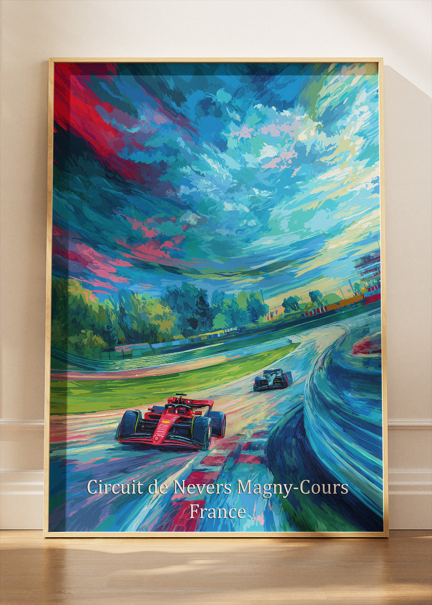 Circuit de Nevers Magny-Cours France Formula 1 Canvas Print & Poster – AI PRINT LAB