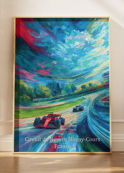 Circuit de Nevers Magny-Cours France Formula 1 Canvas Print & Poster – AI PRINT LAB