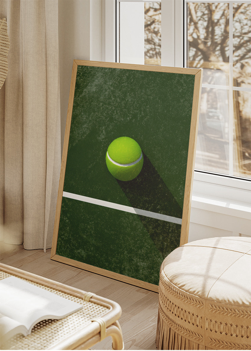 Tennis Wall Art Poster & Canvas Print – Modern Sports Decor