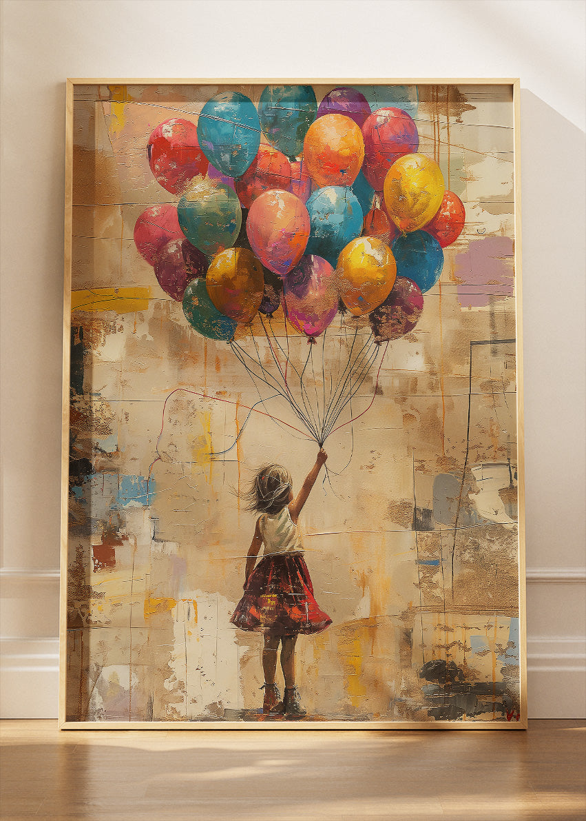 Dream Balloons Canvas & Poster Print – AI PRINT LAB