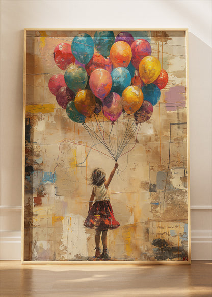 Dream Balloons Canvas & Poster Print – AI PRINT LAB