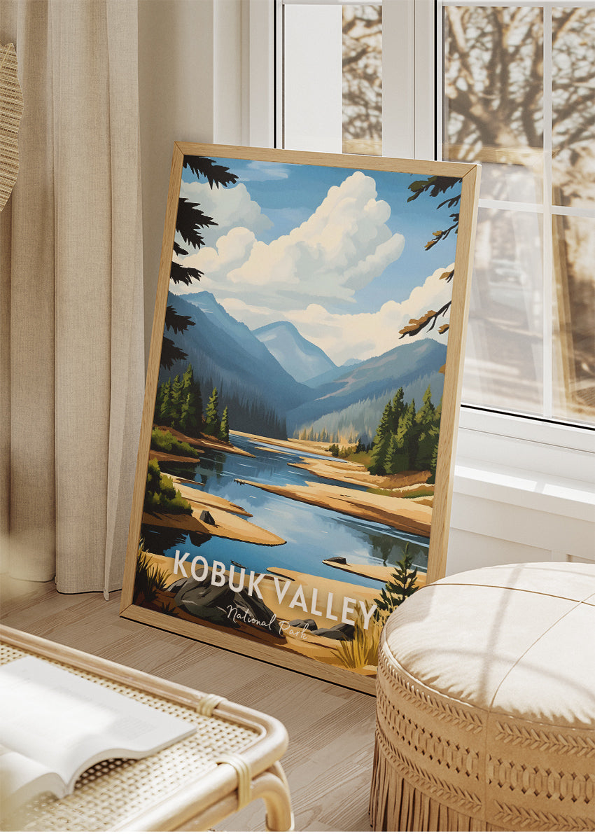 Kobuk Valley National Park Poster & Canvas Print – Alaska Wilderness Landscape Wall Art