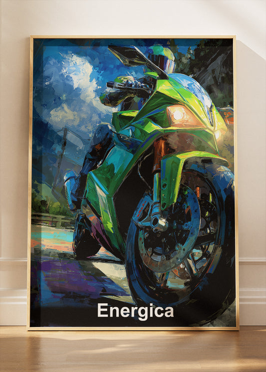 Energica Electric Superbike Wall Art Poster & Canvas