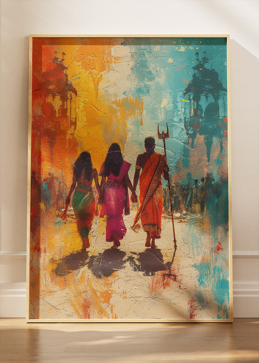 Sacred Journey Canvas & Poster Print – AI PRINT LAB