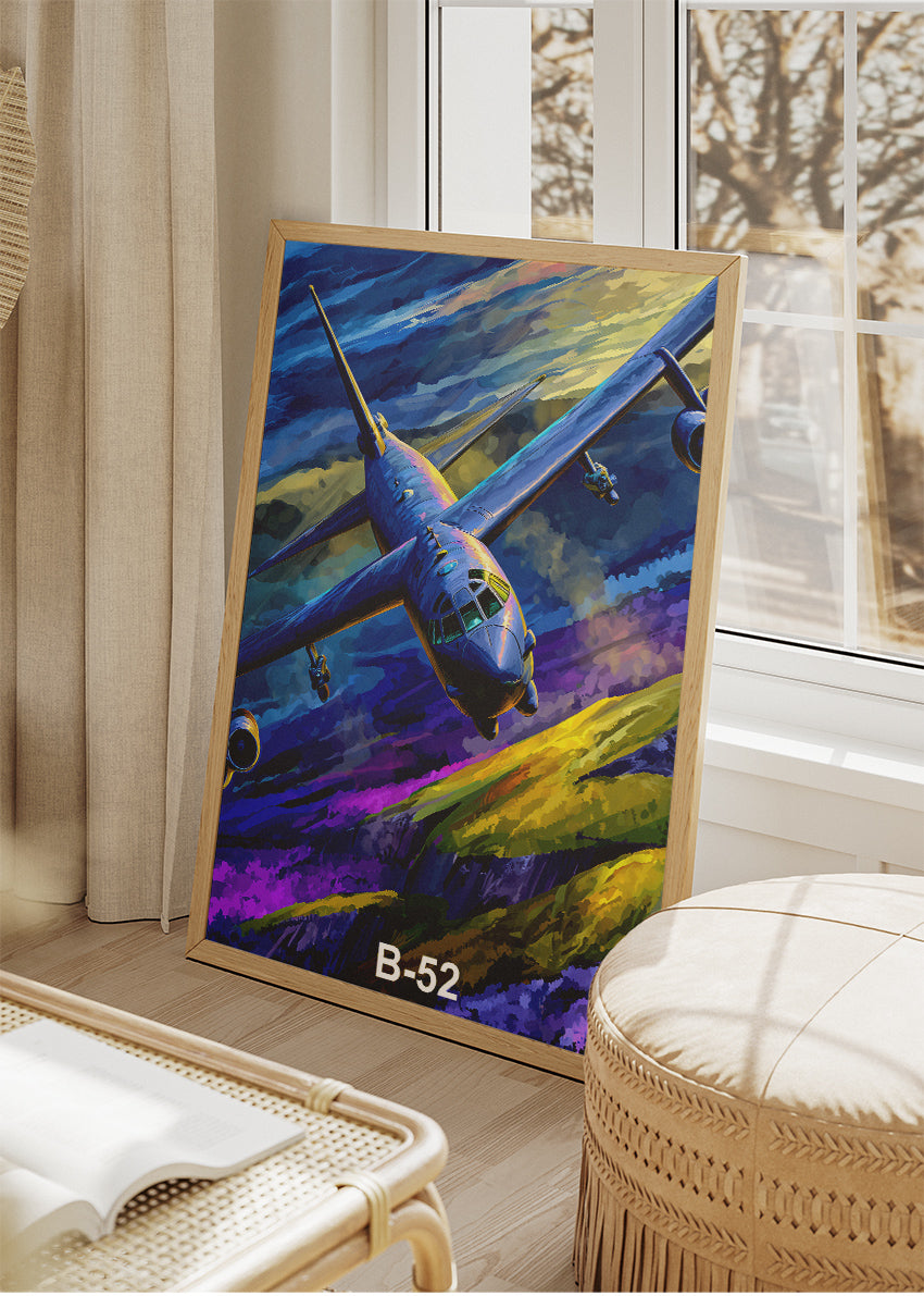 B-52 Stratofortress Canvas Print – Legendary Bomber Aviation Wall Art