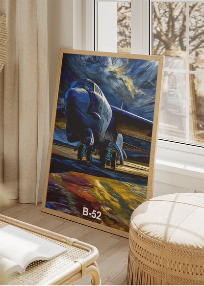 B-52 Stratofortress Canvas Print – US Air Force Bomber Aviation Wall Art