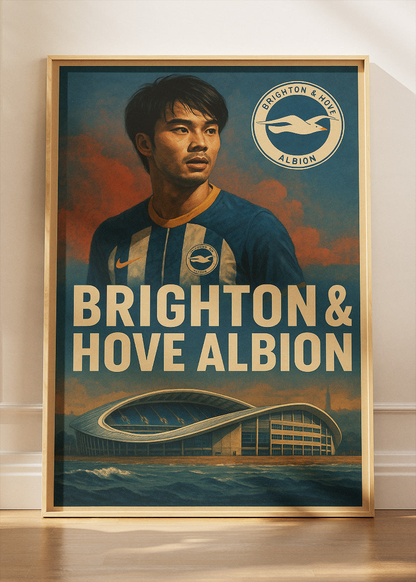 Brighton & Hove Albion Football Wall Art | Club & Stadium Poster & Canvas