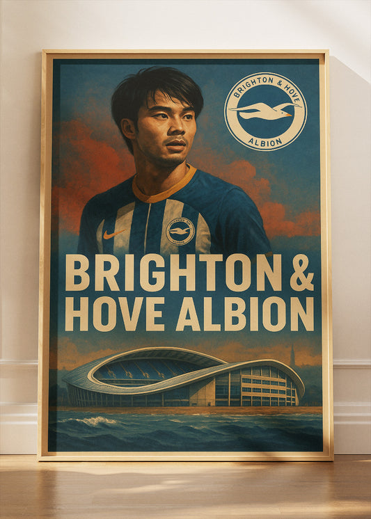 Brighton & Hove Albion Football Wall Art | Club & Stadium Poster & Canvas