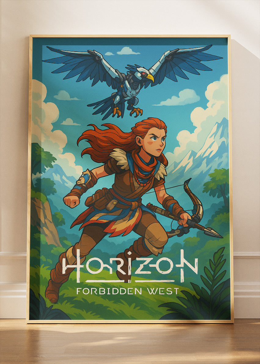 Horizon Forbidden West Wall Art – Epic Open-World Action RPG Poster & Canvas
