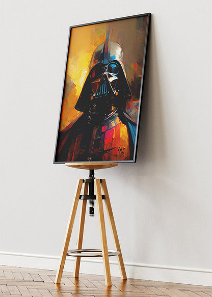 Darth Vader – Classic Cinematic Portrait Canvas & Poster Print – AI PRINT LAB