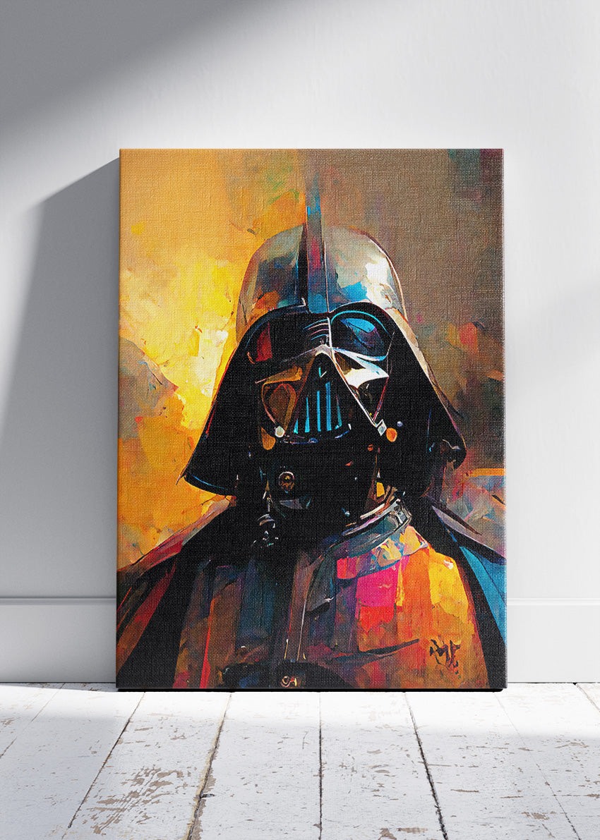 Darth Vader – Classic Cinematic Portrait Canvas & Poster Print – AI PRINT LAB