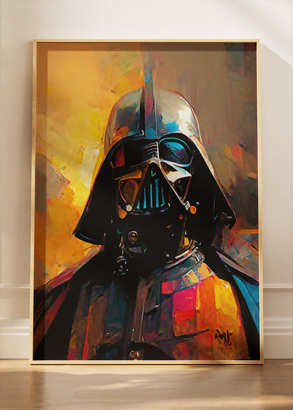 Darth Vader – Classic Cinematic Portrait Canvas & Poster Print – AI PRINT LAB