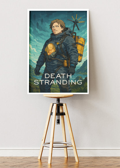 Death Stranding Courier Gaming Wall Art Poster & Canvas