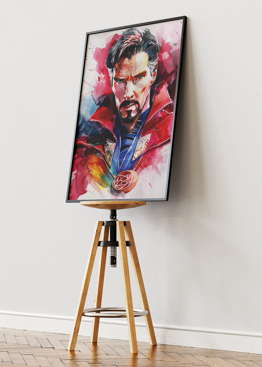 Doctor Strange Watercolor Canvas & Poster Print – AI PRINT LAB