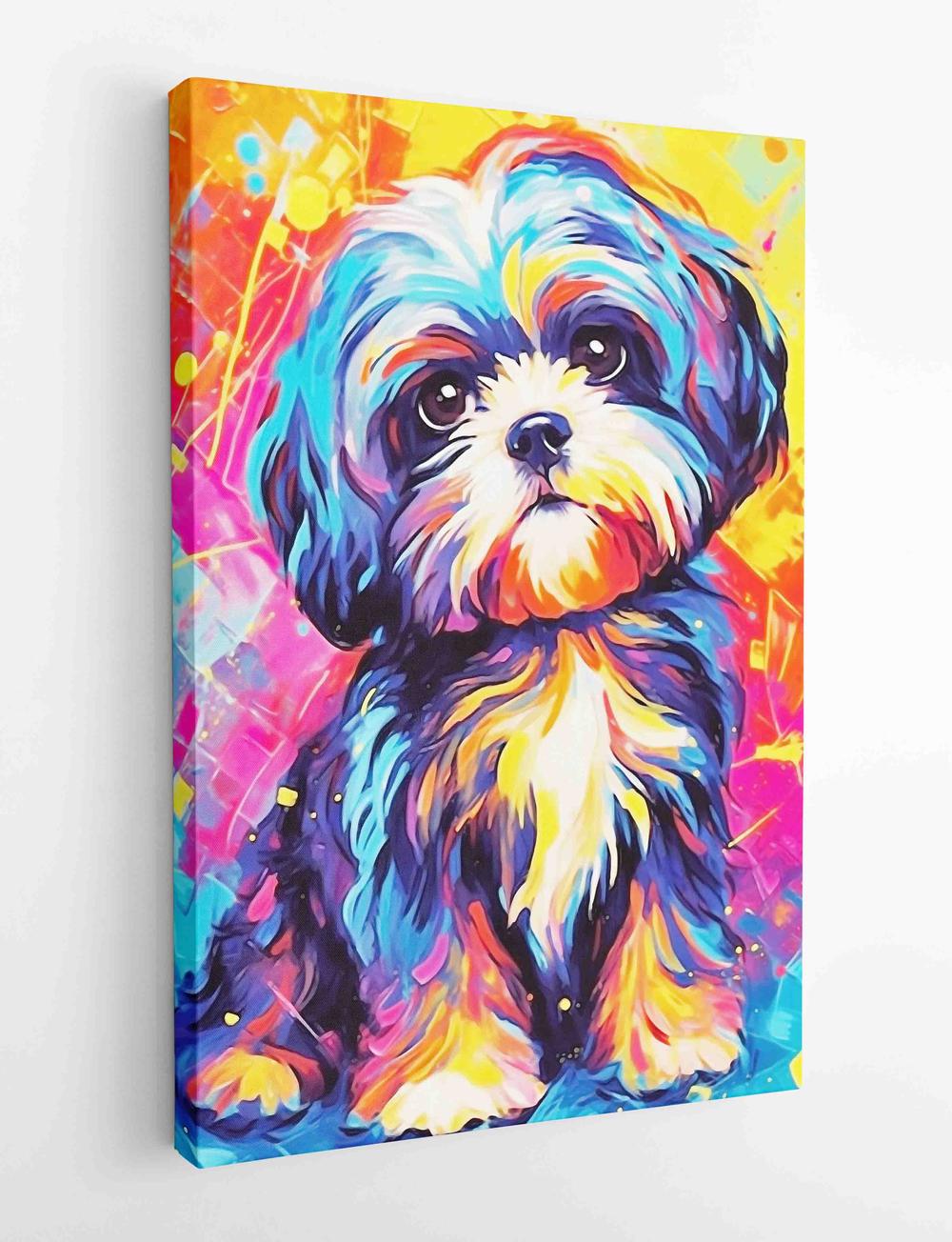Dog Canvas & Poster Wall Art T427 Wildlife Series