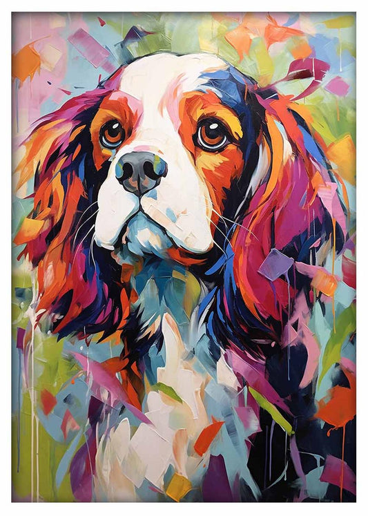 Dog Canvas & Poster Wall Art T466 Wildlife Series