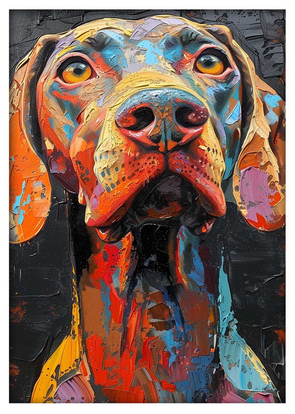 Dog – Canvas & Poster Wall Art – T982 Wildlife Series