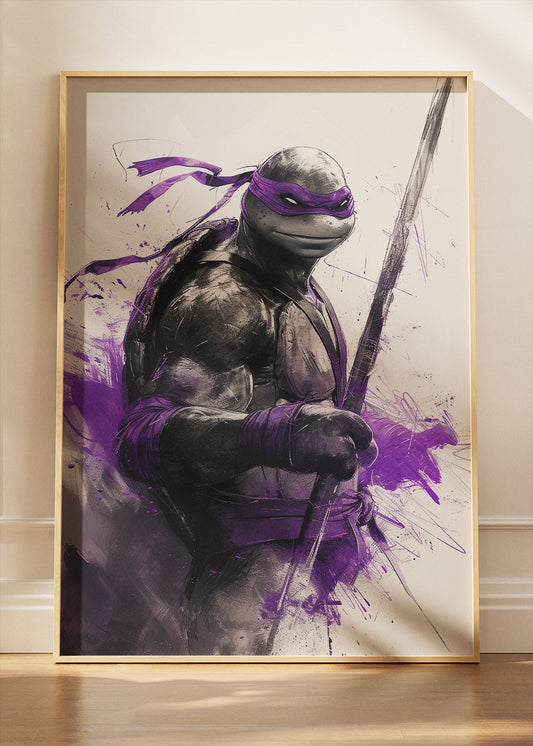 Donatello – Teenage Mutant Ninja Turtles Canvas & Poster Print – AI PRINT LAB