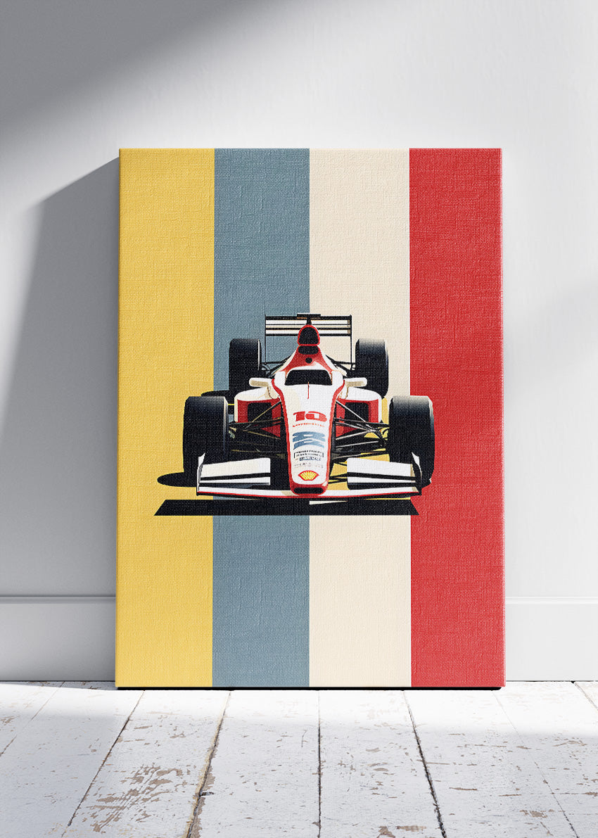 Belgium Formula 1 Minimalist Poster & Canvas | Retro F1 Racing Wall Art
