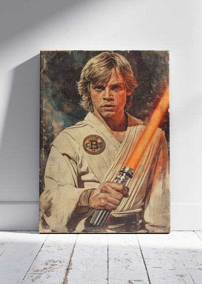 Luke Skywalker Classic Jedi Portrait Canvas & Poster Print – AI PRINT LAB