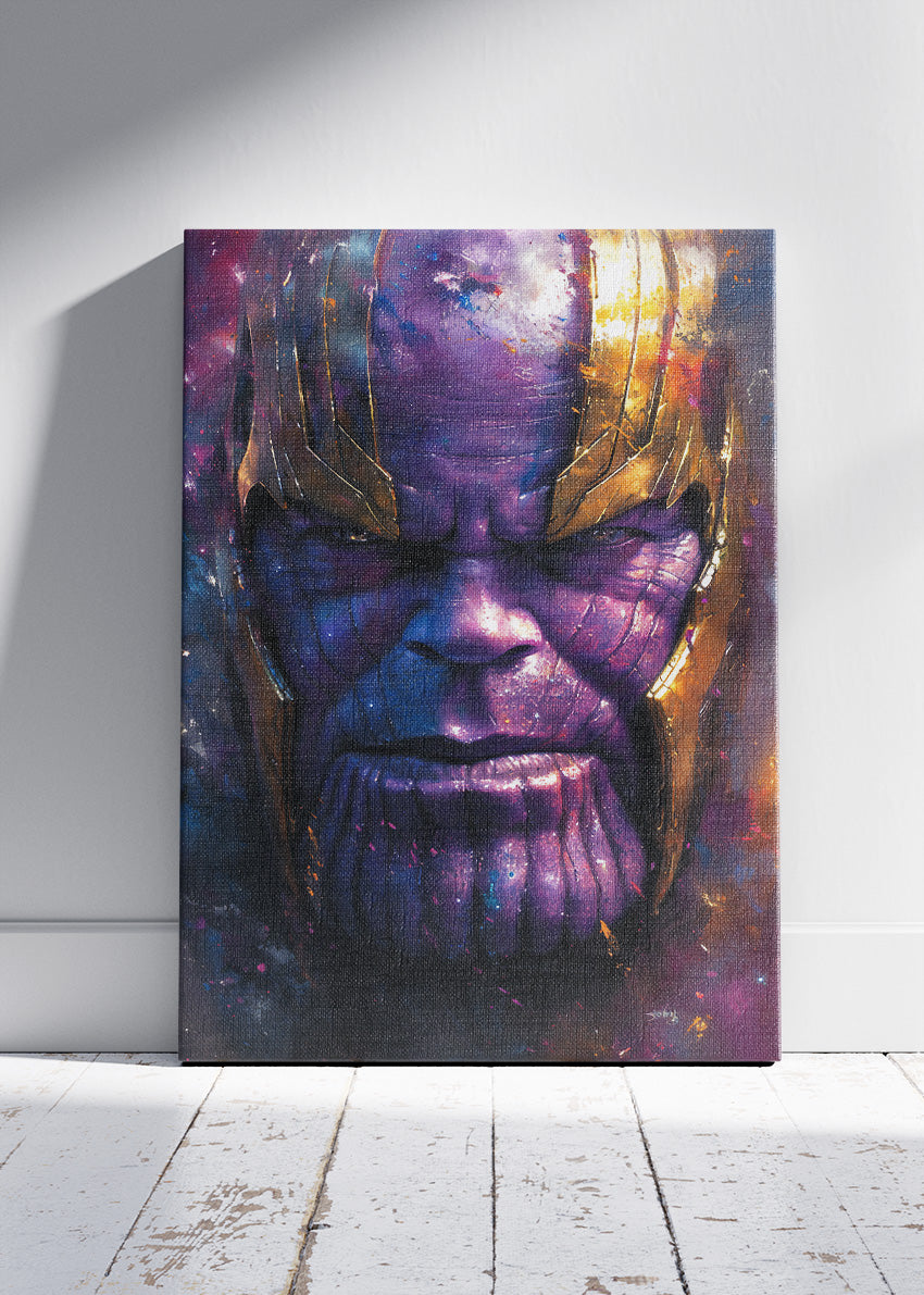 Thanos Infinity Gauntlet Portrait Canvas & Poster Print – AI PRINT LAB