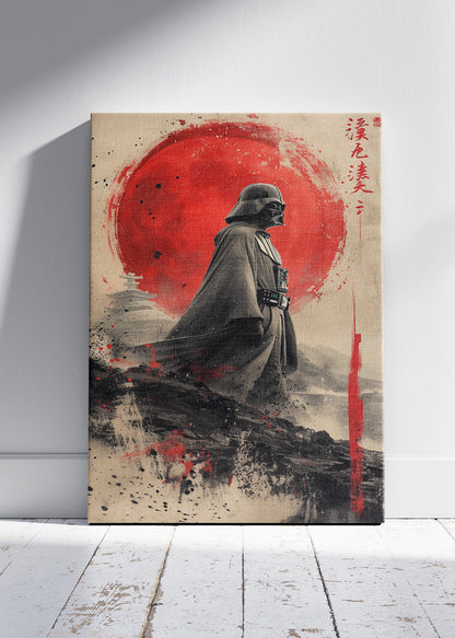 Darth Vader Samurai Sunset Portrait Canvas & Poster Print – AI PRINT LAB