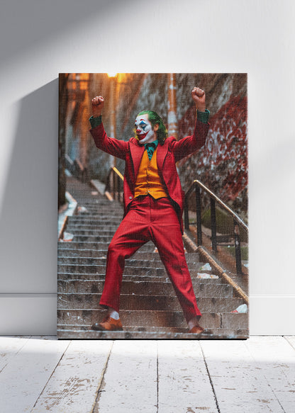 Joker Staircase Dance Portrait Canvas & Poster Print – AI PRINT LAB