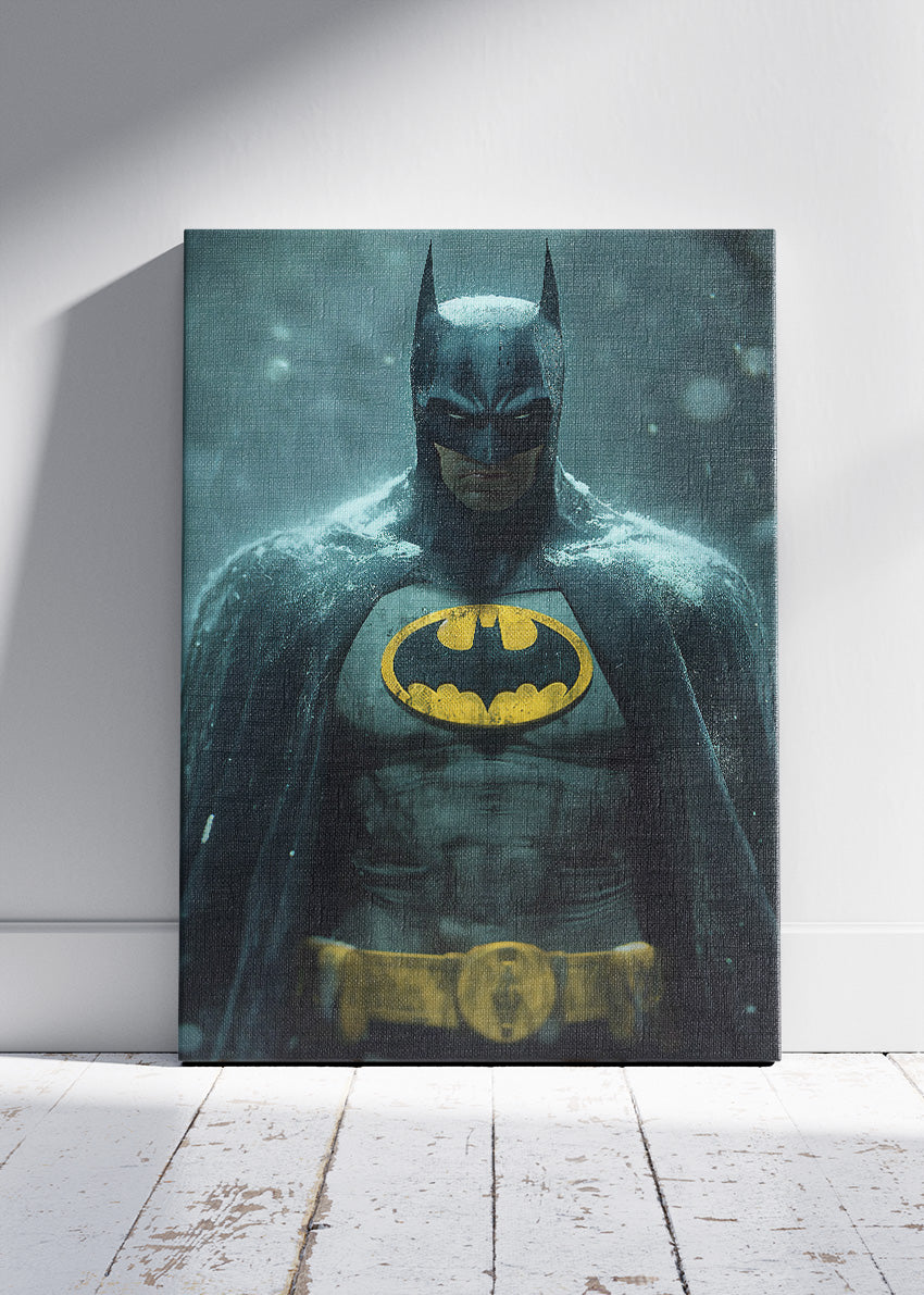 Batman Dark Knight Rain Portrait Canvas & Poster Print – AI PRINT LAB