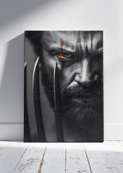 Wolverine Dark Claw Portrait Canvas & Poster Print – AI PRINT LAB